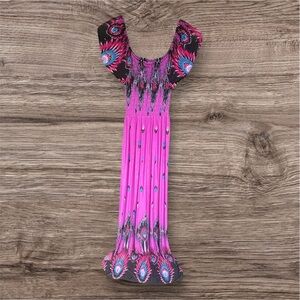 Elegant Pink Maxi Dress